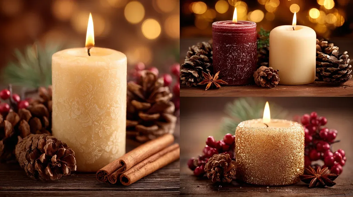 Les parfums de Noël qui fonctionnent en bougie